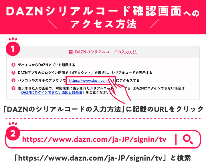 DAZN「www.dazn.com /tv」のログイン・シリアルコード入力方法｜入力画面にならないときは？（PS4・テレビなど）